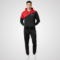 Red & Black Hoodie & Trouser - Premium Winter Tracksuit